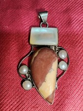 Mookaite Australian Rough Stone Pendant