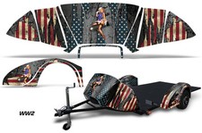 Graphic Stickers Decals For Polaris Ultimate Slingshot Trailer WW2