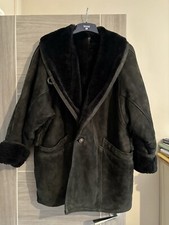 Lambskin black shearling fur