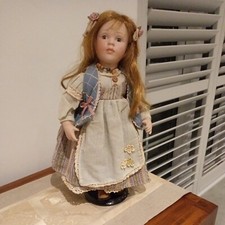 Handmade german porcelain doll