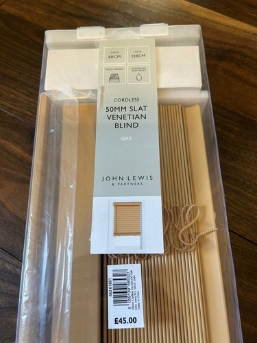 John lewis cordless oak effect - john,