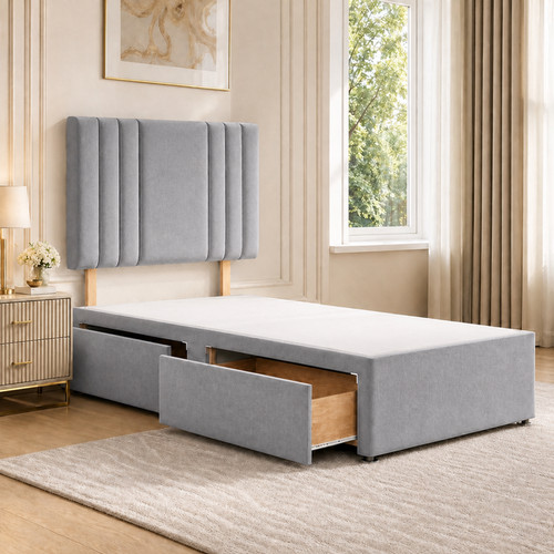 Single divan bed plush - single,