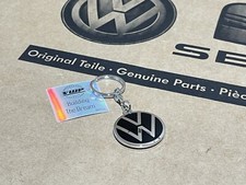 Volkswagen OEM Enamel Black Keyring Genuine OEM Gift VW Golf Polo Lupo Corrado