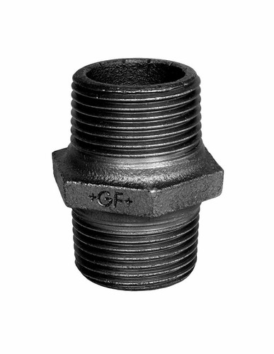 Blak malleable iron equal - equal, male