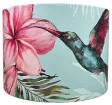 Bird and Floral Lampshade for