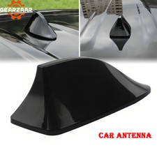Universal Car Shark Fin Antenna Auto Radio FM/AM Signal Aerial Roof Black UK
