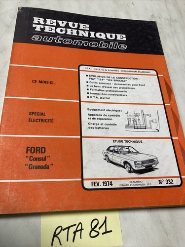 Ford consul granada gt - granada, gxl