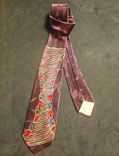 Vintage 1940s mens neck tie - neck,