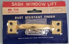 Vintage Gold Window Sash Lift