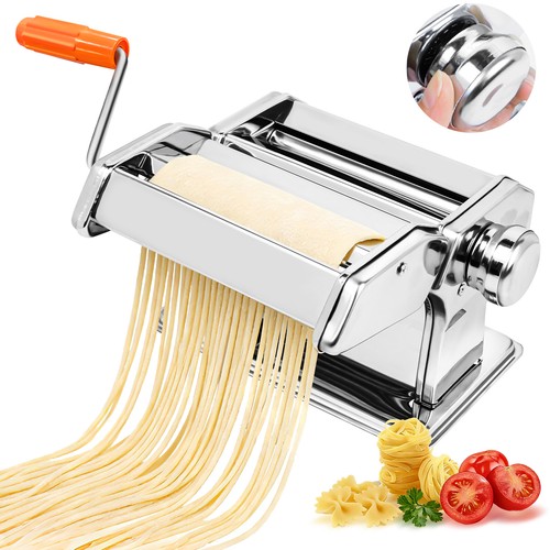 Stainless steel pasta machine - stainless,