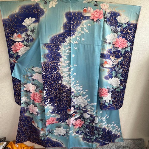 Furisode kimono long - kimono, long-sleeved