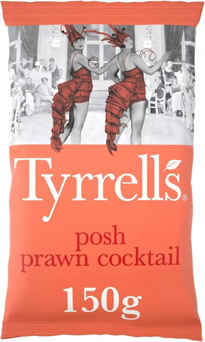 Tyrrells crisps posh - tyrrells, prawn