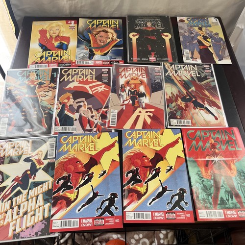 Captain marvel comics lot - marvel,