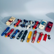 VINTAGE SCALEXTRIC TRIANG COOPER PORSCHE BRM LOTUS MERCEDES FOR SPARES / REPAIRS