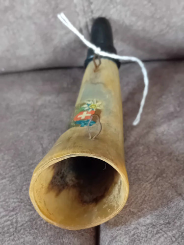 Switzerland vintage cow horn - switzerland,