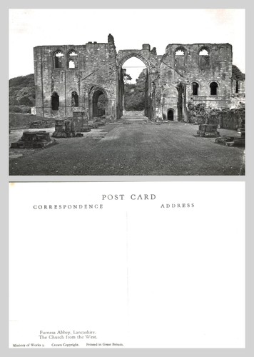 Vintage postcard furness - postcard,