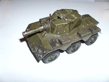 Crescent  Diecast Military Saladin Armoured Car/ Dinky 115 Mobile gun/ Bedford