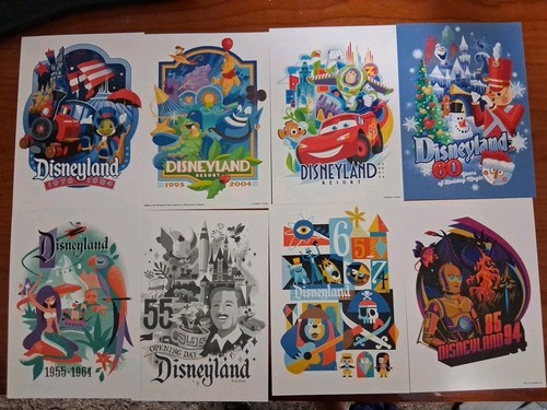 Disneyland postcard set - 5,