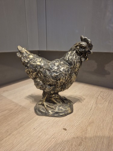 Ornamental chicken sculpture - ornamental,