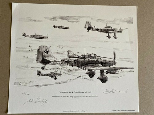 Stuka aviation art - , print