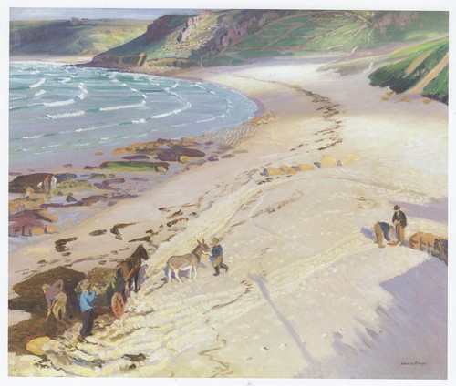 Gathering seaweed sennen - gathering,