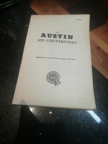 Supplement austin a55 - austin, mk