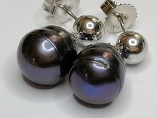 925 Sterling HONORA Cultured Freshwater Pearl Earrings Drop Stud 850