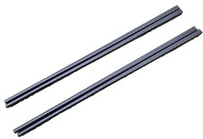 2x Pairs Black Alloy