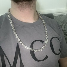 925 Silver Byzantine Chain. 68