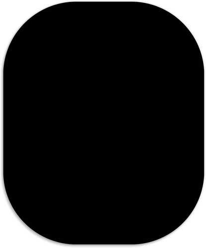 Mouse mat black pad - black,