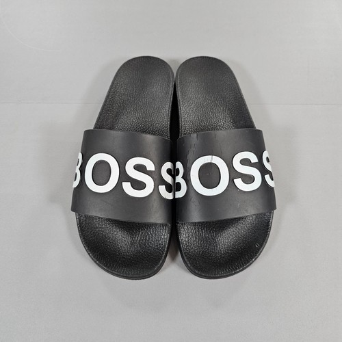 Hugo boss mens sliders - sliders, black