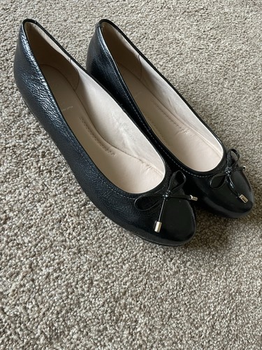 Wide fit leather bow pumps - fit,