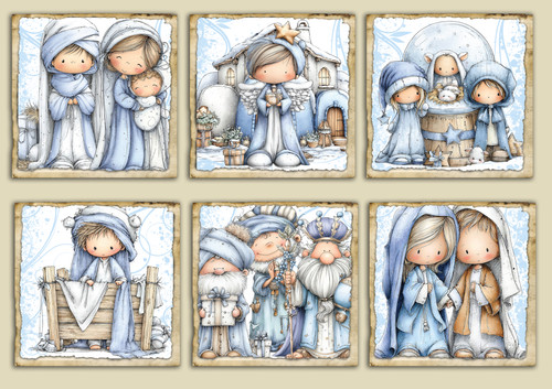 Christmas card toppers - christmas,