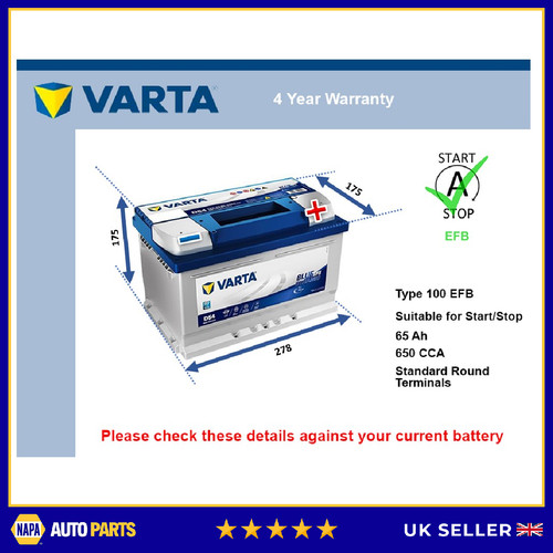 Efb car battery fits bmw - efb,