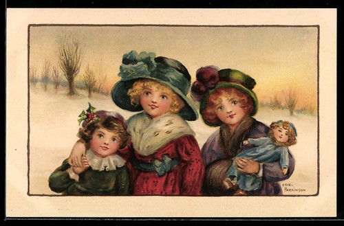 Artist postcard ethel - artist,