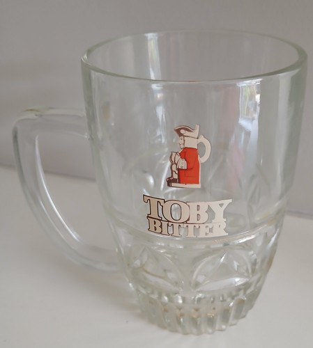 Toby bitter pint glass - toby,