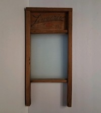 Vintage Lingerie "The Glass King" No. 4D Washboard Sales Washboard - Chicago