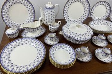 SPODE FLEUR DE LYS BLUE Y8356