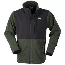 Ridgeline Men's Hybrid Fleece Jacket  Olive Black