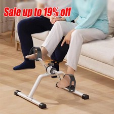 Portable Mini Pedal Exercise Bike Arm Leg Foot Resistance Cycle Pedal Exerciser-
