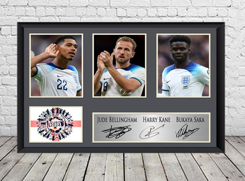 England team signed photo - team,