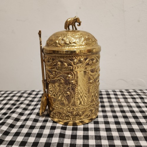 Vintage brass ware - vintage, tea