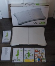 Nintendo Wii Fit Balance Board + Wii Fit + Wii Fit Plus + New u Fitness