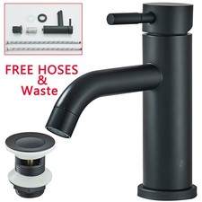 Black Basin Mixer Tap