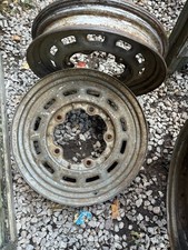 X3 Ford Pop Or Anglia Steel Wheels In Great Original Condition Porsche 356