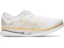 ASICS MetaRide Mens Running Trainers  White Pure Gold UK:11 EU:46.5 US:12 29.5CM