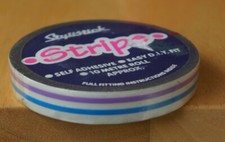 Double Thin Two Tone Blue  Stripes Coachline Decal Tape Car Boat 6mm  Classic