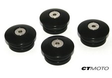 CTMOTO DUCATI MONSTER 600 750 900 Billet Alloy FRAME PLUG SET BLACK