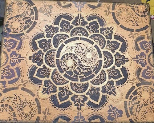 Mandala yin yang zen - yin,