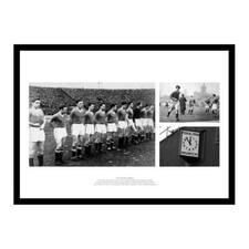Busby Babes Manchester United Historic Photo Montage Memorabilia (BUBMU1)